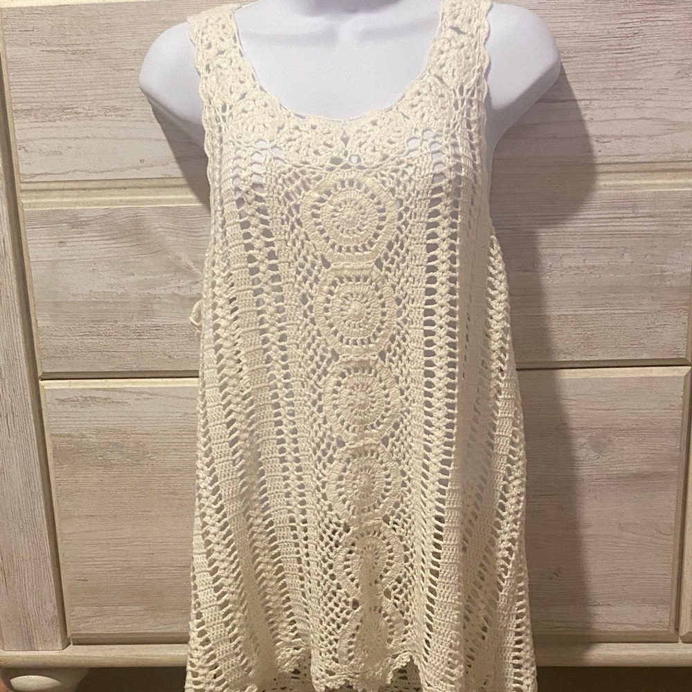 Crochet Sleeveless Tunic
